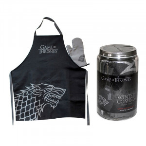  Game of Thrones: Stark Apron and Oven Glove Önlük Seti