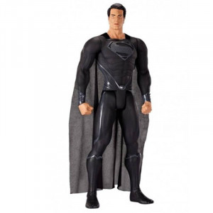 Superman Man of Steel Siyah Kostümlü Dev Figür 80 cm