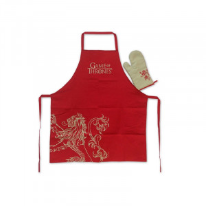 Game of Thrones: Lannister Apron and Oven Glove Önlük Seti