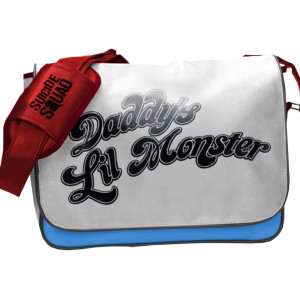  Suicide Squad Daddy's Lil Monster Messenger Bag Çanta