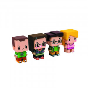  The Big Bang Theory: Pixel Set Of Four 001