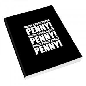  Big Bang Theory Notebook with Sound Knock Knock Penny Defter