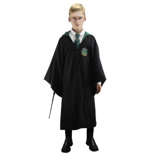 Harry Potter Slytherin Kids Wizard Robe Pelerin