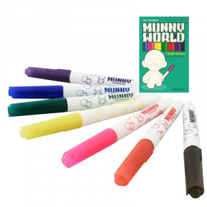 Kidrobot Munnyworld Marker Pack Boyama Seti