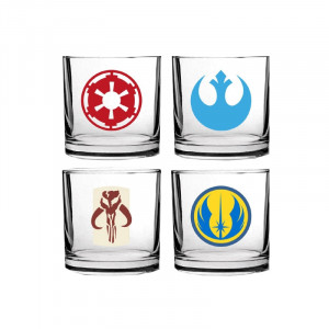 Star Wars: Classic Logos Shot Glasses Set Mini Bardak Seti