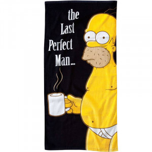 Simpsons The Last Perfect Man Plaj Havlusu