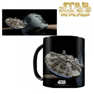 Star Wars Millenium Falcon Vs. Death Star Mug Bardak