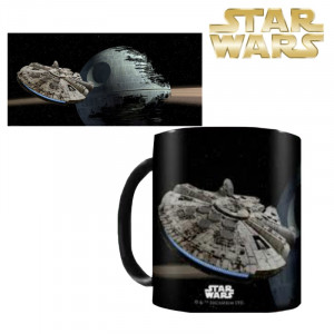  Star Wars Millenium Falcon Vs. Death Star Mug Bardak