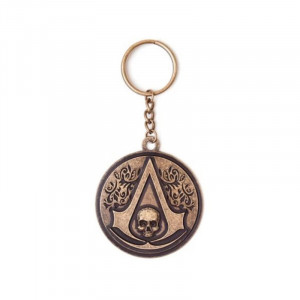  Assassins Creed IV Black Flag Metal Logo Anahtarlık