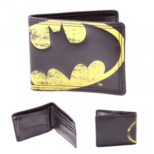  Batman Wallet Vintage Yellow Logo Cüzdan