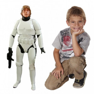 Star Wars Luke Skywalker Stormtrooper Dev Figür 80 cm