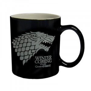 Game of Thrones Stark Black & White Mug Bardak