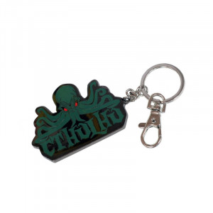  Cthulhu Logo Metal Keychain Anahtarlık