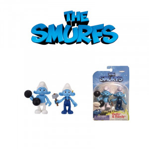 Smurfs Movie Hefty Smurf and Handy Smurf 2 Pack