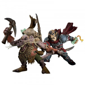 World of Warcraft Gnome Rogue ve Kobold Miner figürleri