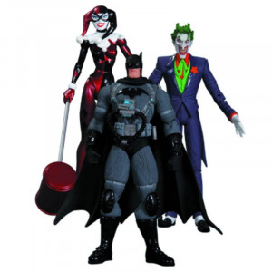 Batman Hush 3lü figür seti Joker Harley Batman
