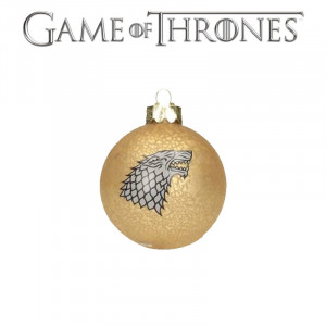 Game of Thrones: Stark Christmas Ball Yılbaşı Süsü