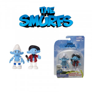  Smurfs Movie Panicky Smurf and Painter Smurf 2 Pack