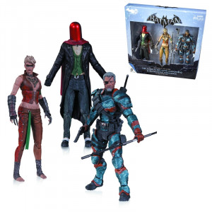  Arkham Origins Joker Deathstroke Copperhead 3 Pack Figure Set