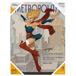  DC Bombshells: Supergirl Glass Poster