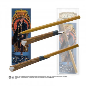 Fantastic Beasts Newts Wand Pen and Bookmark Kalem