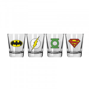  DC Originals Shot Glasses Set of 4 Mini Bardak Seti