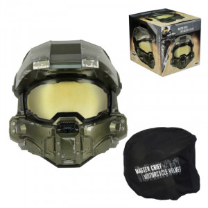  Halo: Masterchief Motorcycle Helmet Medium Motor Kaskı