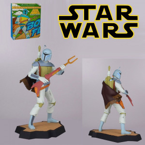 Star Wars Boba Fett Holiday Special Animated Maquette