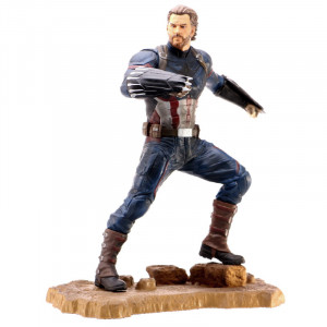  Marvel Gallery Avengers Infinity War Captain America Statue Heykel