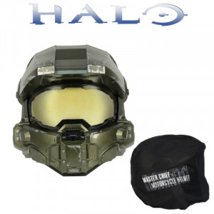  Halo: Masterchief Motorcycle Helmet Large Motor Kaskı