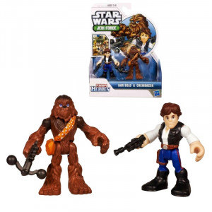  Star Wars Jedi Force Han Solo Chewbacca Figure Pack