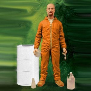 Breaking Bad Exclusive Walter White in Orange Hazmat Figür