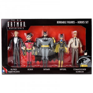  The New Batman Adventures: 5 Pack Bendable Figure Set