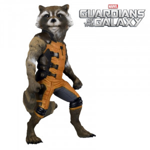  Guardians of the Galaxy Rocket Raccoon Life Size Figure 90 cm