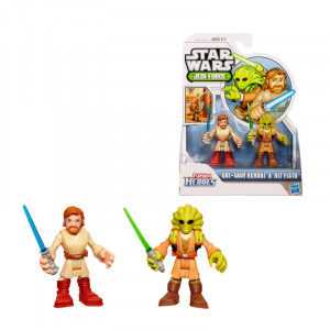 Star Wars Jedi Force Obi-Wan Kenobi Kit Fisto Figure Pack