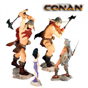 Conan PVC Set: The Frost Giants Daughter Figür Seti