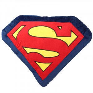 DC Universe: Superman Shape Logo Cushion Yastık