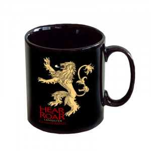 Game of Thrones Lannister Black Hear Me Roar Mug Bardak