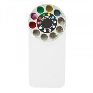 I-Cool Renkli Kamera Lensli IPhone 5/SE Kabı Beyaz