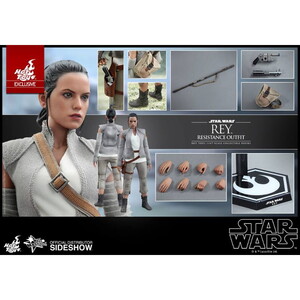  Star Wars The Force Awakens Rey Resistance Outfit Sixth Scale Figure Mms377