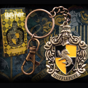 Harry Potter Hufflepuff Crest Keychain Metal Anahtarlık