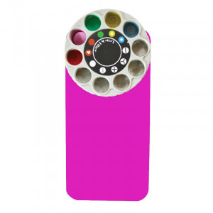 I-Cool Renkli Kamera Lensli IPhone 5/SE Kabı Pembe