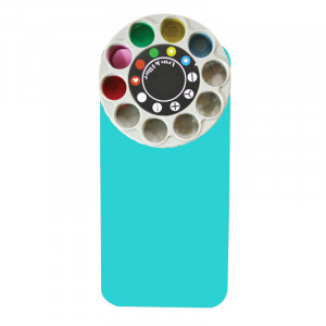  I-Cool Renkli Kamera Lensli IPhone 5/SE Kabı Turkuaz