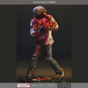 Half Life 2: HeaDCrab Zombie Figür Limited Edition 50 cm