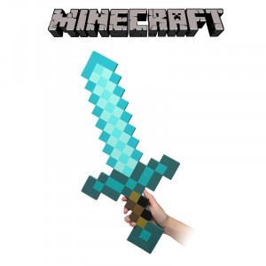 Minecraft Diamond Sword Foam Replica 1/1