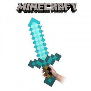  Minecraft Diamond Sword Foam Replica 1/1