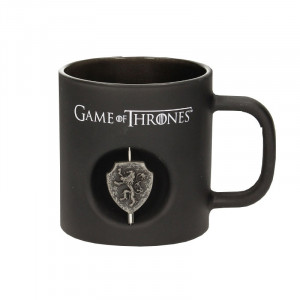  Game of Thrones 3D Rotating Lannister Black Mug Bardak