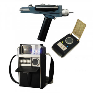  Star Trek Landing Party 3 Pack Phaser Tricorder Communicator