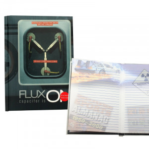 Back to the Future Flux Premium Notebook With Light Işıklı Defter