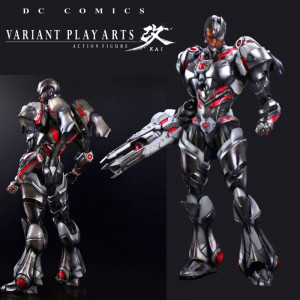  Dc Comics Variant Play Arts Kai Cyborg